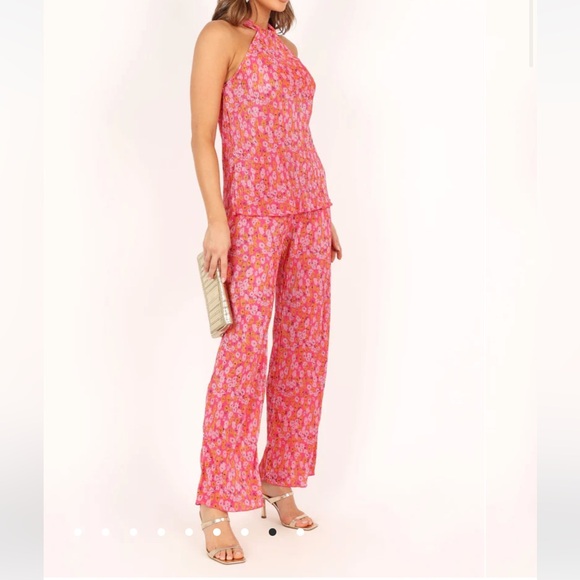 Lulu Plisse Pant Hot Pink - Petal and Pup - Picture 4 of 16